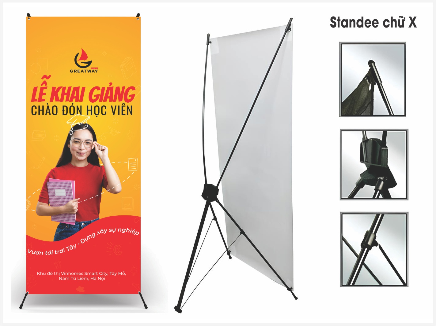 Standee chữ X