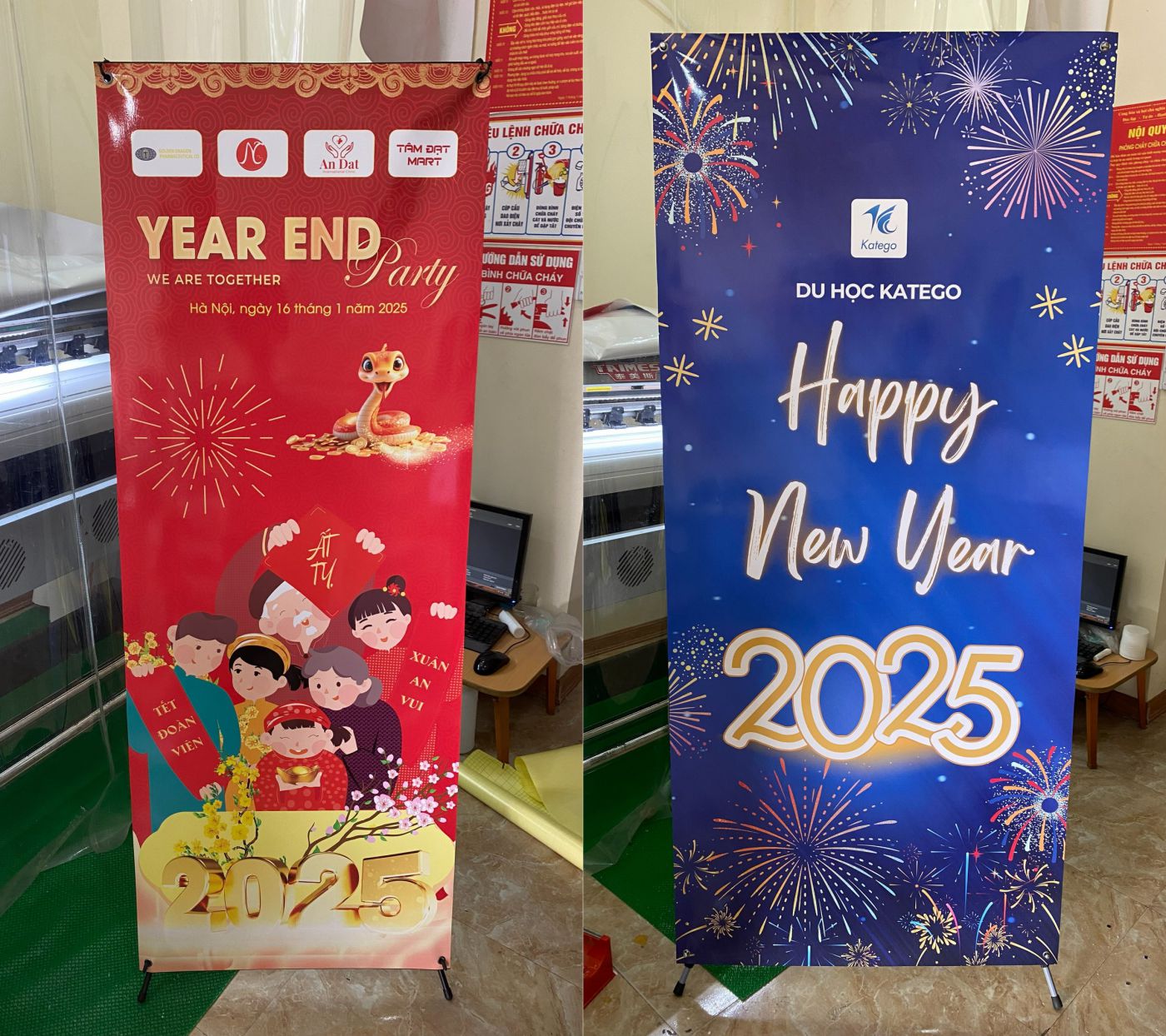 Standee chữ X kích thước 60x160cm