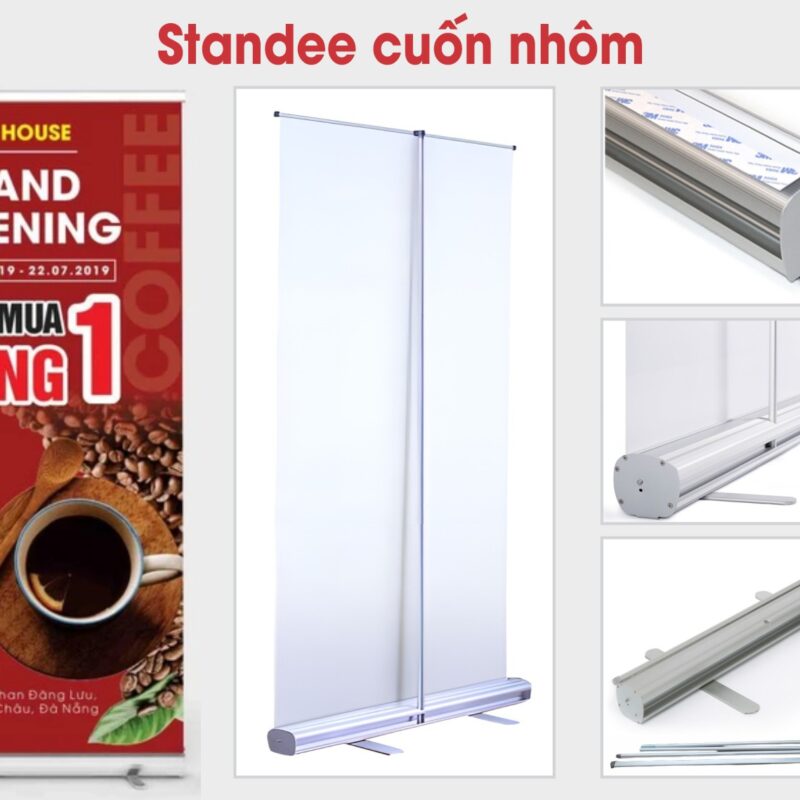 Standee cuốn nhôm