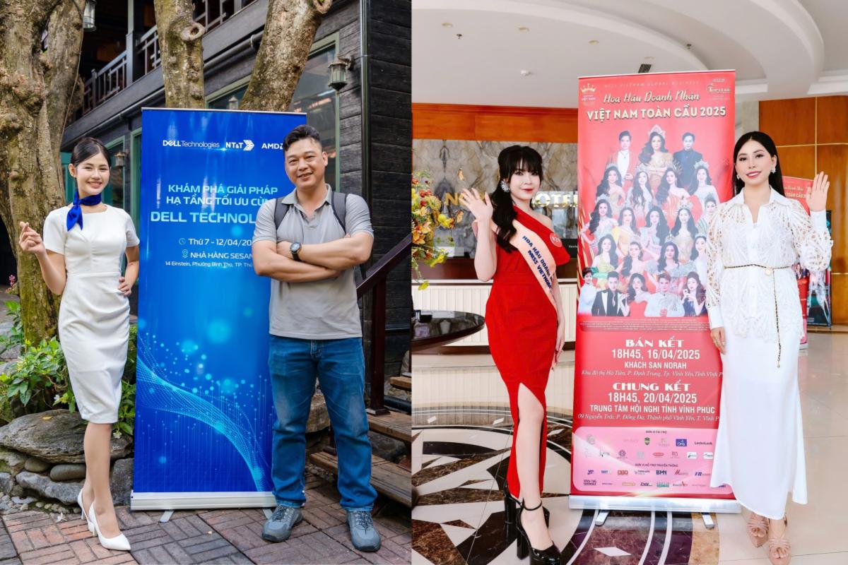 standee cuốn trong sự kiện doanh nghiệp