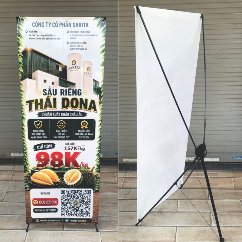Standee x thường 60x160cm