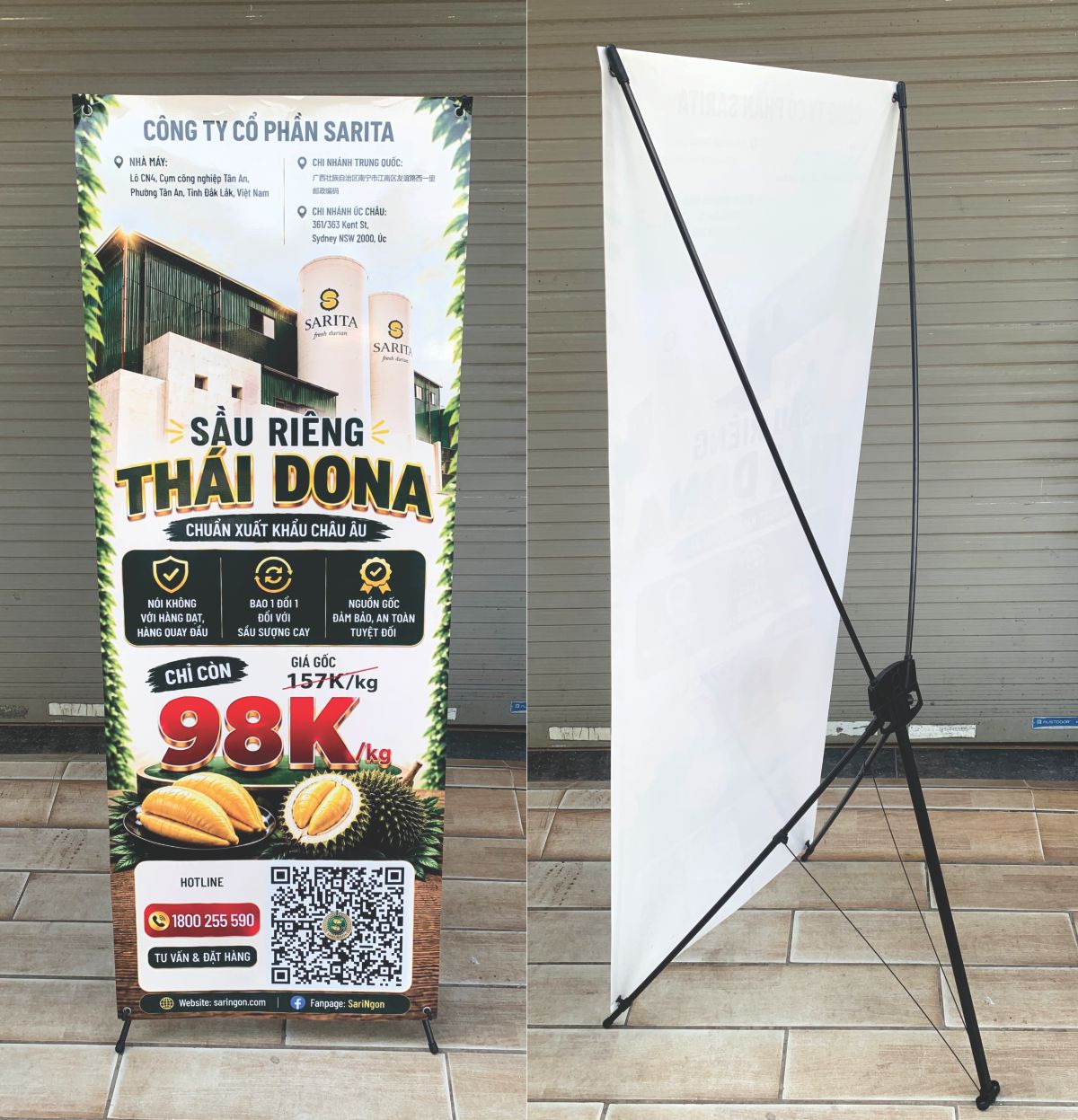 Standee x thường 60x160cm