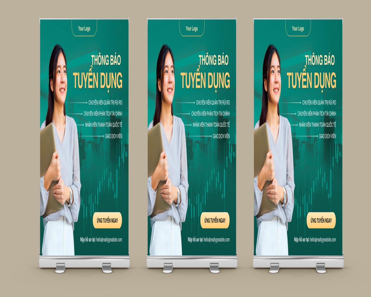Mẫu standee tuyển dụng nhân viên công ty standee tuyển dụng nhân viên công ty