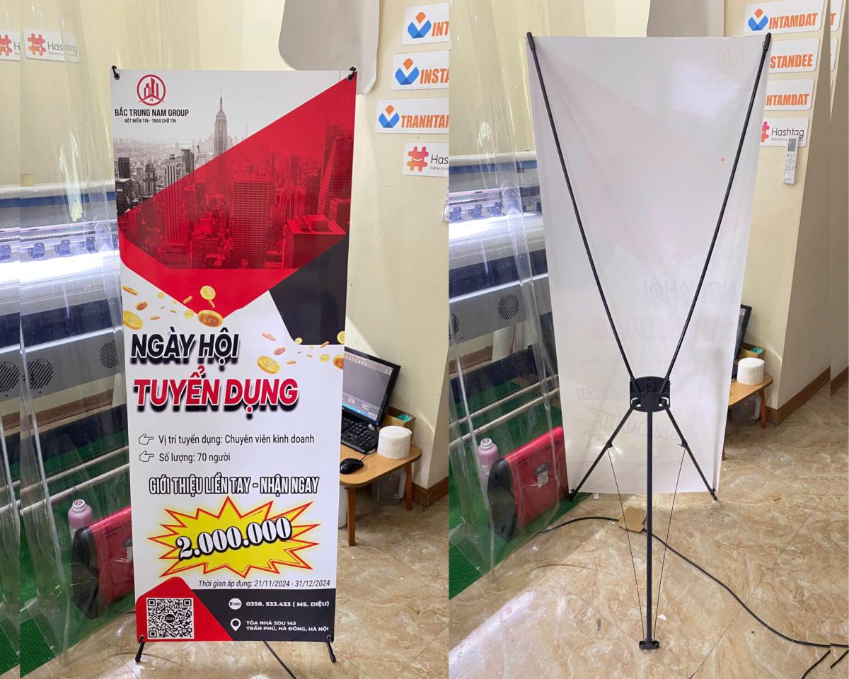 Standee tuyển dụng tại xưởng in Tâm Đạt standee tuyển dụng tại xưởng in Tâm Đạt
