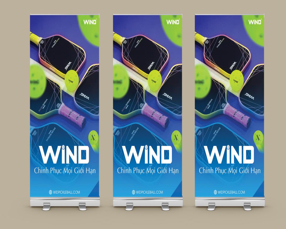 standee giới thiệu sản phẩm pickleball