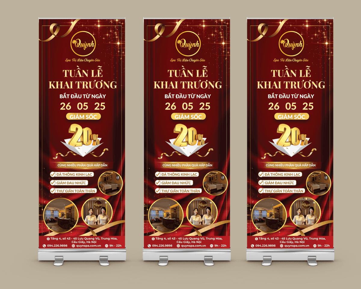 Standee khuyến mãi khai trương standee khuyến mãi khai trương