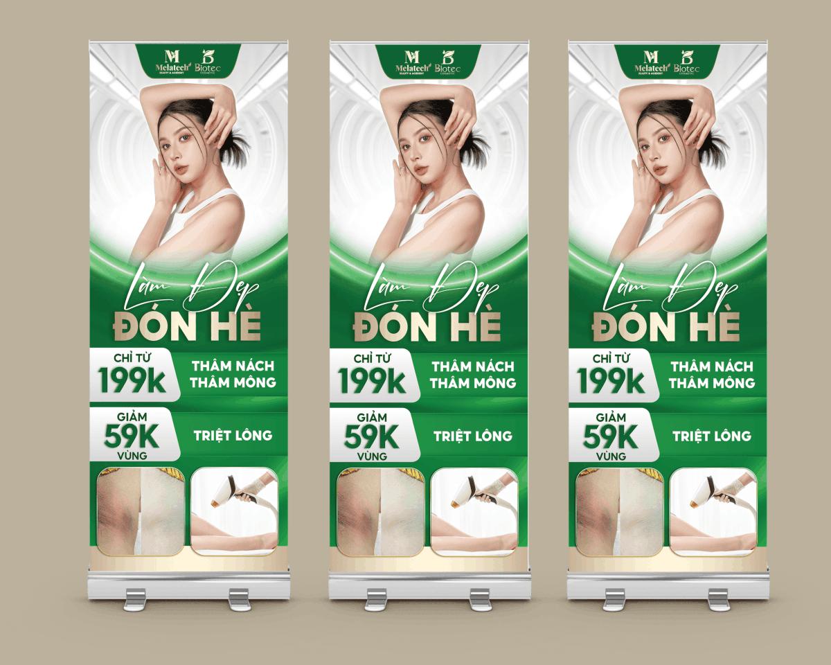 Standee khuyến mãi làm đẹp standee khuyến mãi làm đẹp