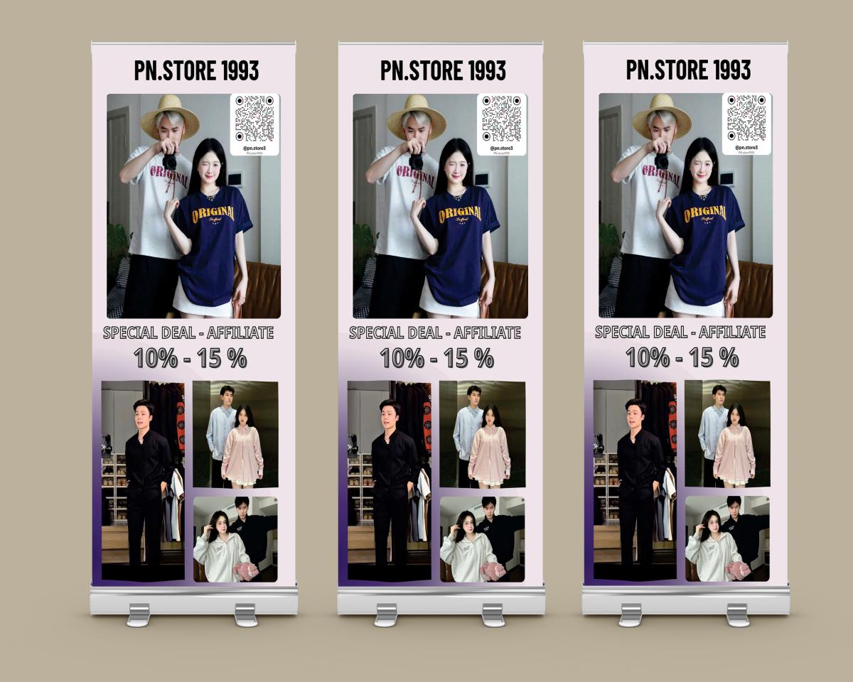 Standee khuyến mãi thời trang standee khuyến mãi thời trang