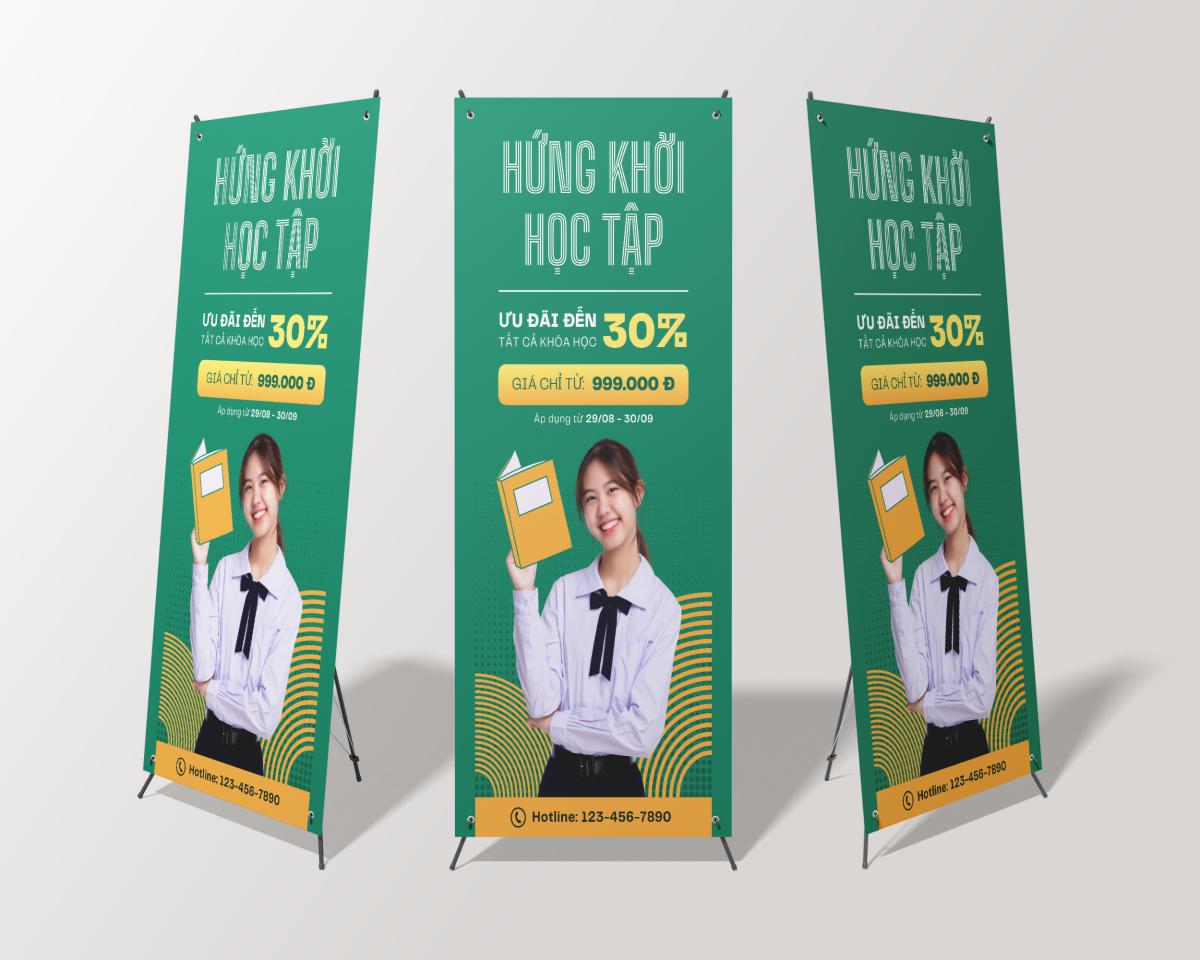 Standee khuyến mãi trường học standee khuyến mãi trường học