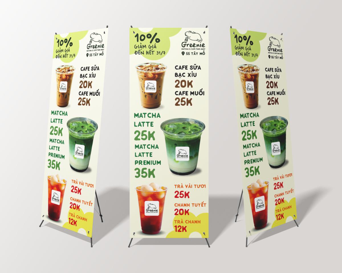 Standee menu trà sữa đẹp standee menu trà sữa đẹp