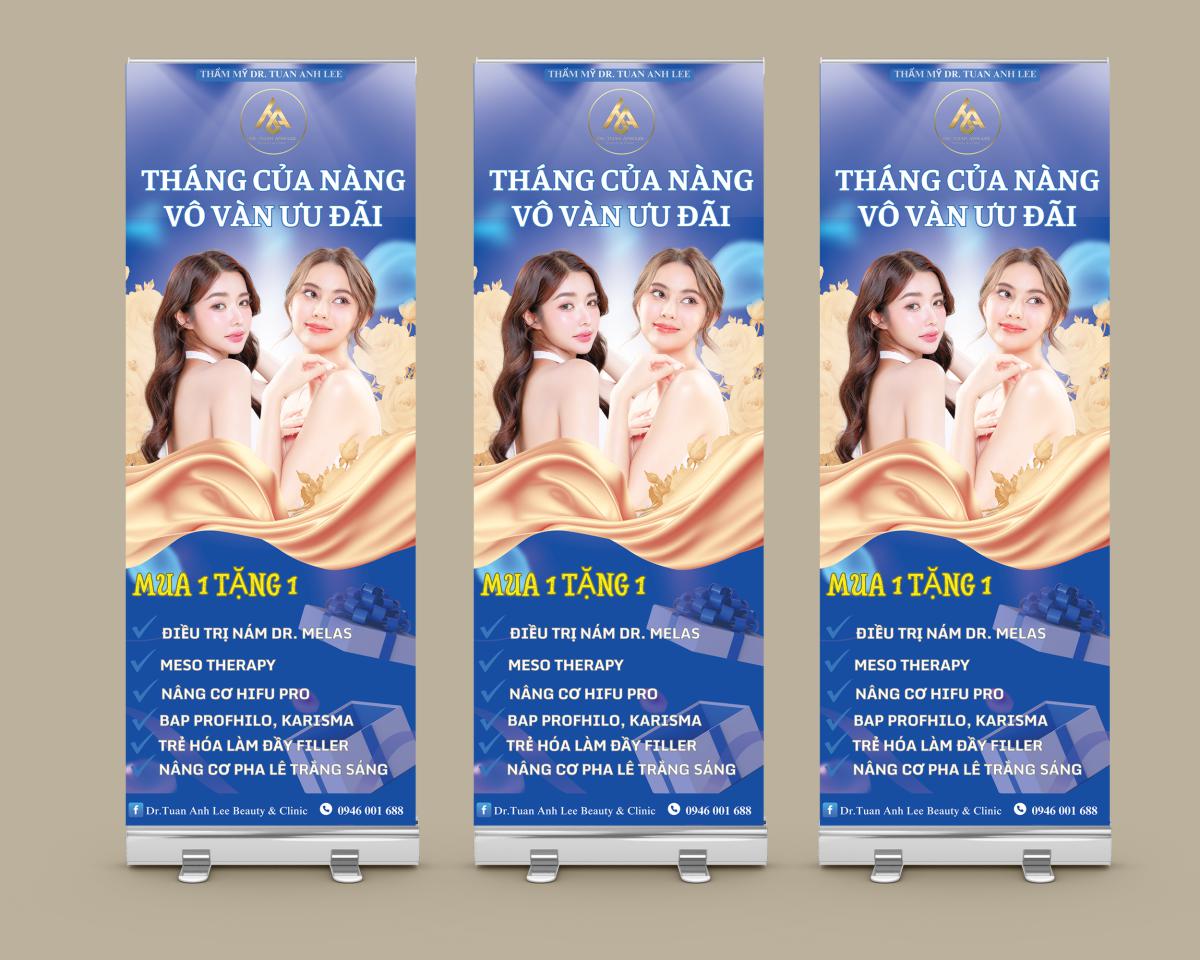 standee spa đẹp tháng của nàng