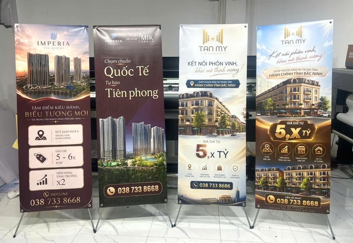 In standee bất động sản