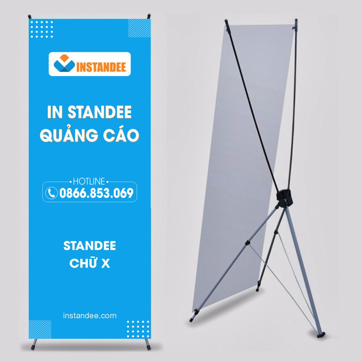Standee chữ X