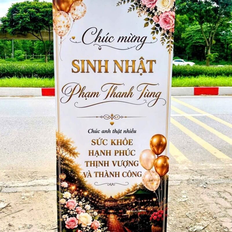 Standee sinh nhật