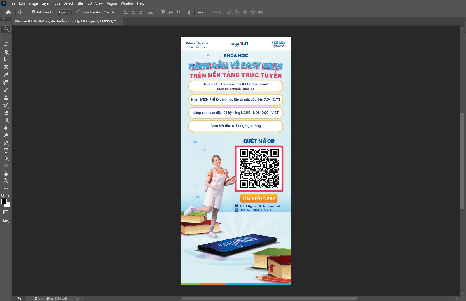 Thiết kế standee bằng phần mềm photoshop